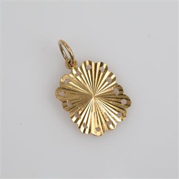 22kt Gold Letter A Pendant