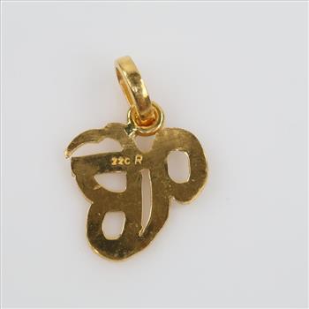 22kt Gold Pendant