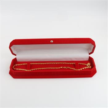 22kt Gold Rope Chain Necklace