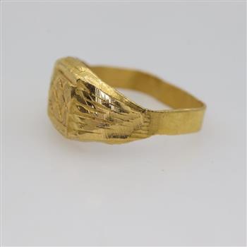 22kt Gold Signet Ring