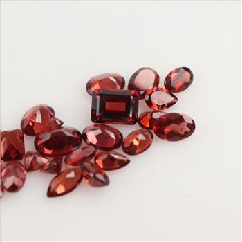 23 Loose Red Synthetic Spinels