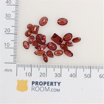23 Loose Red Synthetic Spinels