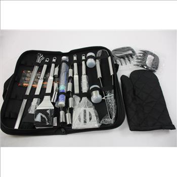 24 Piece Grill Utensil Kit With Carrying Case