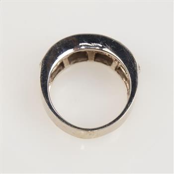2.40cts TW Diamond 14kt Two Tone Gold Band -Evaluated By Our Certified Gemologist-AGS/GIA