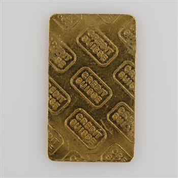 24kt Gold Credit Suisse 2.5g Bar