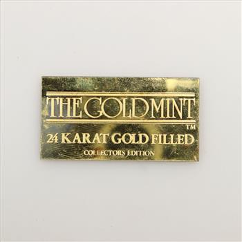 24kt Gold Filled Bar