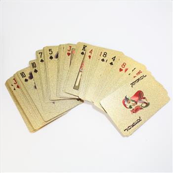 24kt Gold Foil Playing Cards Box Set