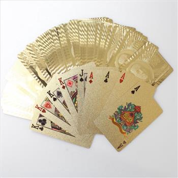 24kt Gold Foil Playing Cards Box Set