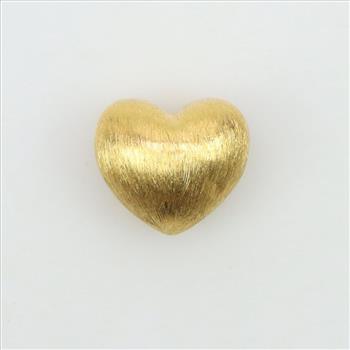 24kt Gold Heart Pendant