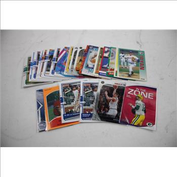 25+ Assorted Sports Trading Cards