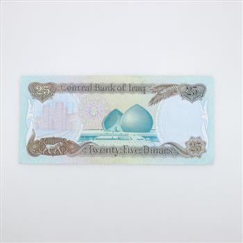 25 Iraqi Dinars