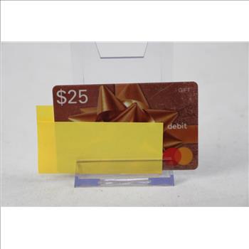 $25 MasterCard Gift Card