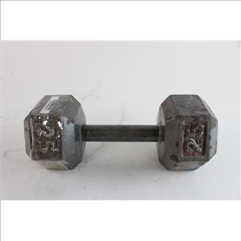 25 Pound Metal Dumbbell
