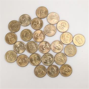 25 US Presidential Dollars