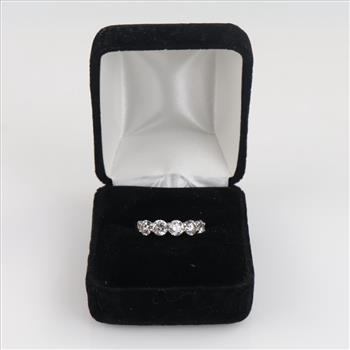 2.50ctTW Diamond Platinum Inline Wedding Band-Evaluated By Our Certified Gemologist-AGS/GIA