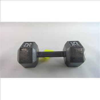 25-Pound Metal Dumbbell