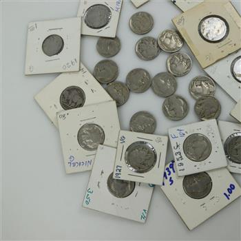 27 Buffalo Nickels