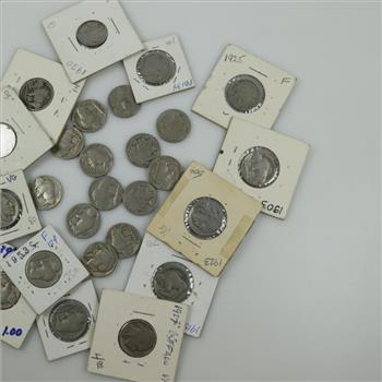 27 Buffalo Nickels