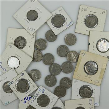 27 Buffalo Nickels