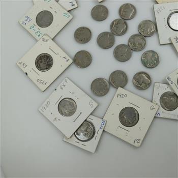 27 Buffalo Nickels