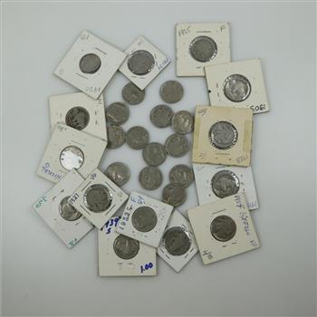 27 Buffalo Nickels