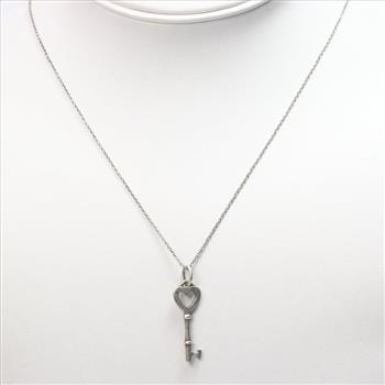 2.70g Silver Tiffany \u0026 Co Necklace With 
