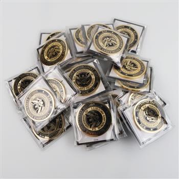 28 Symbol Arts US Challenge Tokens, Over 2lbs