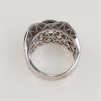 2.84cts TW Diamond 14kt White Gold Wedding Band- Evaluated By Our Certified Gemologist-AGS/GIA