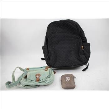 3 Backpacks And Nike Tennis Sizwe