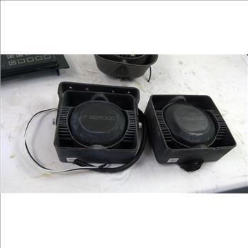 3 ES100C Siren Speaker, Whelen Siren Controller