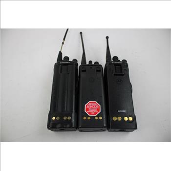 3 Handheld Radio, Impres Motorola Charger