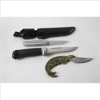 3 Hunting Knives