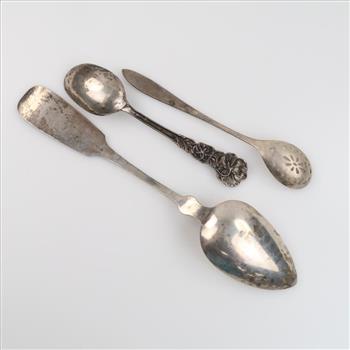 3 Silver Plated Spoons