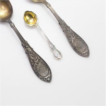 3 Silver Plated Spoons