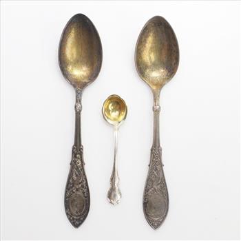 3 Silver Plated Spoons