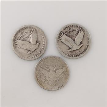 3 Silver US Coins