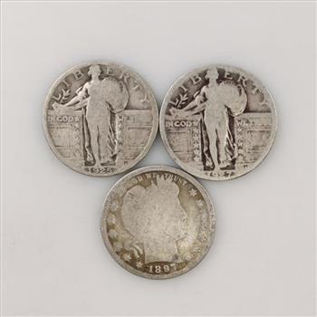 3 Silver US Coins