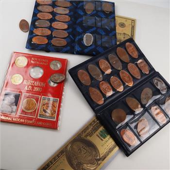 3 Token Collection Sets, 2 Novelty Notes