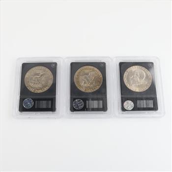 3 US Eisenhower Dollars
