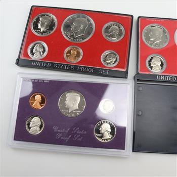 3 US Proof Sets