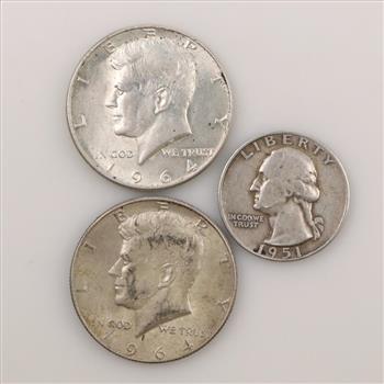 3 US Silver Coins