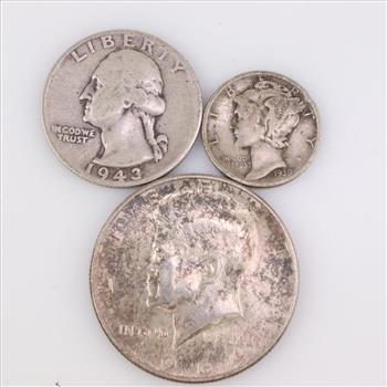 3 US Silver Coins