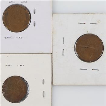 3 US Wheat Pennies
