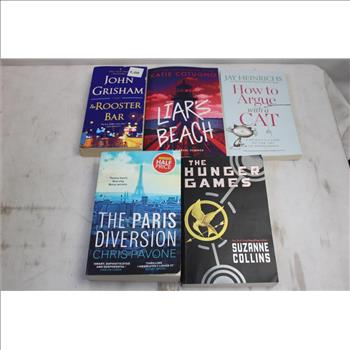 30 Assorted Used Books - Gresham, Hunger Games and More