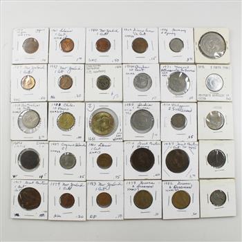 30 Foreign Coins
