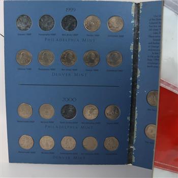 30 US Washington Quarters, State Collection 1999-2003 VOL 1 Booklet