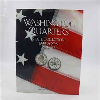 30 US Washington Quarters, State Collection 1999-2003 VOL 1 Booklet