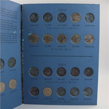 30 US Washington Quarters, State Collection 1999-2003 VOL 1 Booklet