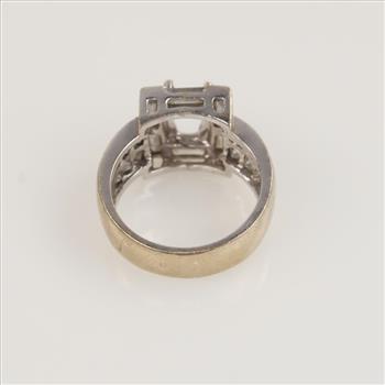 3.00cts TW Diamond 18kt White Gold Engagement Ring-Evaluated By Our Certified Gemologist-AGS/GIA