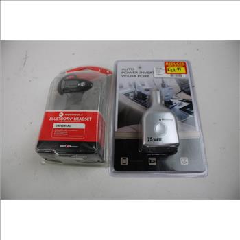 30W, 75W Power Inverters, Bluetooth Headsets, 4 Pieces